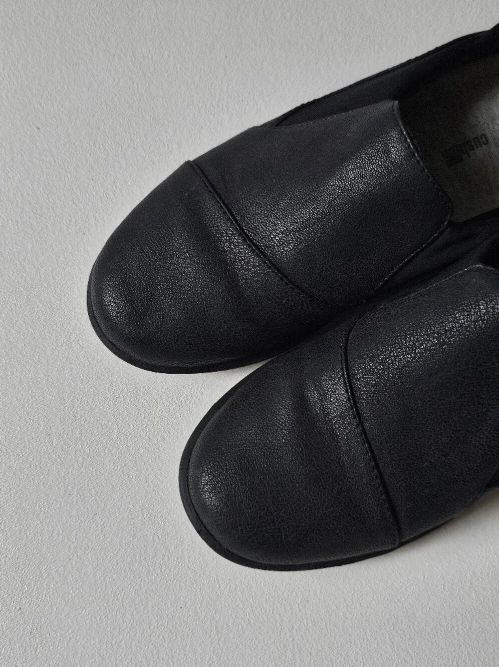 Clarks Cloudsteppers Sillian Paz Black Slip-On Flats Women's US 6.5 M Cushion